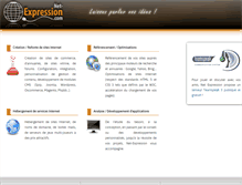 Tablet Screenshot of net-expression.com